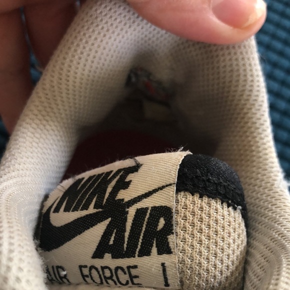 Nike Air Force 1 React D/MS/X White Black Red Sneakers CD6960-100 Size 6Y - Picture 8 of 13